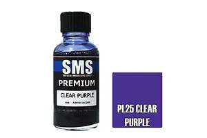 Scale Modellers Supply SMS Premium Clear Purple 30ml