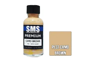 Scale Modellers Supply SMS Premium Camo Brown 30ml image 70494
