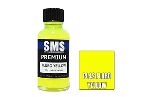 Scale Modellers Supply SMS Premium Fluro Yellow 30ml