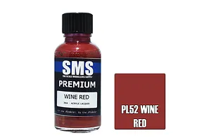 Scale Modellers Supply SMS Premium Wine Red 30ml