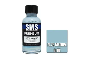 Scale Modellers Supply SMS Premium Medium Blue 30ml
