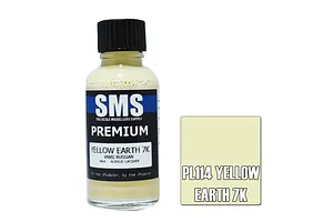 Scale Modellers Supply SMS Premium Yellow Earth 7K 30ml