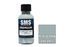 Scale Modellers Supply SMS Premium US Dark Gull Grey 30ml