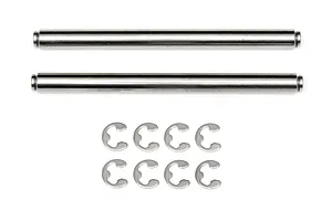 HPI Baja 5B/5SC/5T 6x80mm Suspension Arm Pins 2Pcs /w E-Clips image 7072