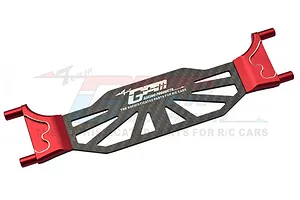 GPM Red Aluminium &amp; Carbon Fibre Battery Cover