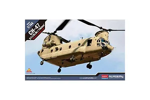 Academy 1/144 CH-47D/F/J/HC.Mk.1 "4 Nations" Chinook Helicopter Scaled Plastic Model Kit image 70756