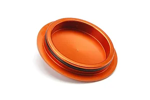 HPI Baja 5B/5SC/5T Orange Aluminium Air Filter Maintenance Cap Set image 7088