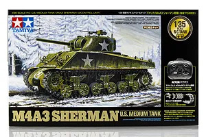Tamiya 1/35 RC US Med M4A3 Sherman RC Tank image 70941