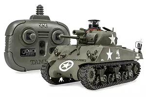 Tamiya 1/35 RC US Med M4A3 Sherman RC Tank image 70942