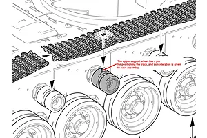 Tamiya 1/35 British Cruiser Tank A34 Comet Scaled Plastic Model Kit image 70979