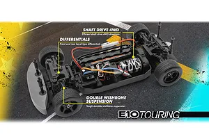 HPI E10 Michele Abbate GRRRacing Chevrolet Camaro RC Touring Car Electric 4WD 1/10 Scale RTR image 71053