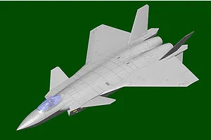 Trumpeter 1/48 Chinese J-20 Mighty Dragon-Beast Scaled Plastic Model Kit image 71107