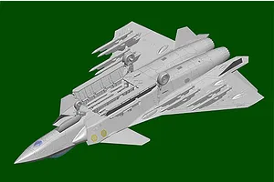 Trumpeter 1/48 Chinese J-20 Mighty Dragon-Beast Scaled Plastic Model Kit image 71108