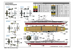 Trumpeter 1/350 Weser Aircraft Carrier Plastic Model Kit image 71111
