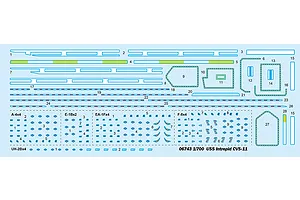 Trumpeter 1/700 USS Intrepid CVS-11 Scaled Plastic Model Kit image 71143