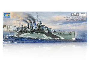 Trumpeter 1/700 HMS Kent Scaled Plastic Model Kit image 71148