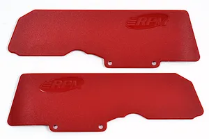RPM ARRMA 6S Red Rear Suspension Arm Mud Guards 2Pcs