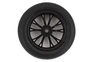 Traxxas 2.2" Mickey Thompson ET Front Tyres on Weld Gloss Black Rims - Glued Wheels 2Pcs image 71493