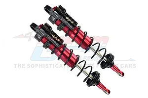GPM Red Aluminium Sledge Rear Piggyback Shock 143mm image 71527