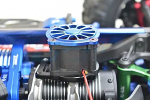GPM 12V High Performance 40x40mm Motor Cooling Fan with Mount - Blue image 71535