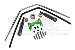 GPM Green Aluminium Front or Rear Sway Bar Set image 71547