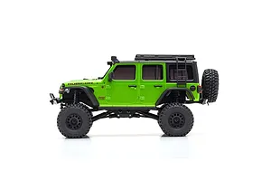Kyosho Mini-Z Jeep Wrangler Unlimited Rubicon RC Rock Crawler Electric 4WD RTR - Green image 71705