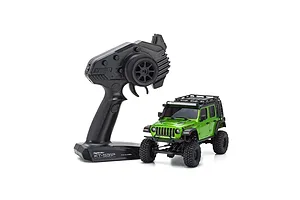 Kyosho Mini-Z Jeep Wrangler Unlimited Rubicon RC Rock Crawler Electric 4WD RTR - Green image 71707