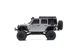 Kyosho Mini-Z Jeep Wrangler Unlimited Rubicon RC Rock Crawler 4WD RTR - Silver image 71713