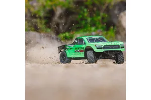ARRMA SENTON 4X2 Boost Mega 550 RC Short Course Truck Electric 2WD 1/10 Scale RTR - Green image 72010