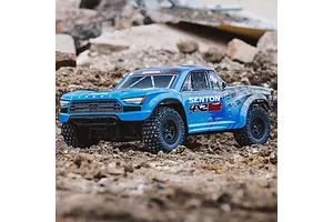 ARRMA SENTON 4X2 Boost Mega 550 RC Short Course Truck Electric 2WD 1/10 Scale RTR - Blue image 72032
