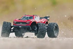 ARRMA VORTEKS 4X2 Boost 550 Mega RC Stadium Truck Electric 2WD 1/10 Scale RTR - Red image 72038
