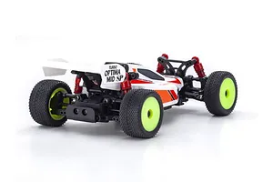 Kyosho Mini-Z TURBO OPTIMA Mid Special RC Buggy Electric 4WD RTR - White image 72109