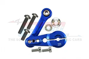 GPM Blue Aluminium 23T Servo Horn w/ Tie Rod Set