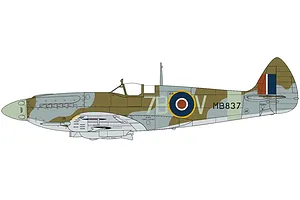 Airfix 1/48 Supermarine Spitfire Mk.XII Fighter Aircraft Scaled Plastic Model Kit image 72187