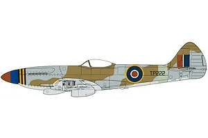 Airfix 1/48 Supermarine Spitfire F Mk.XVIII Aircraft Scaled Plastic Model Kit image 72194