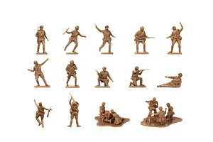 Airfix 1/76 WWII Russian Infantry Scaled Unpainted Plastic Models 48Pcs image 72269