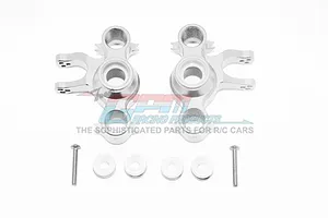 GPM Silver Aluminium Axle Carriers 2Pcs