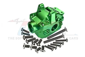 GPM Green Aluminium Front Differential/Axle Housing Set image 72296