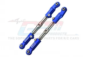 GPM Blue Aluminium Adjustable Steering Linkages 2Pcs