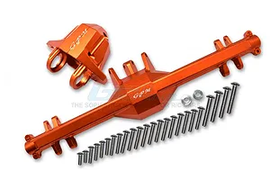 GPM Orange Aluminium Rear Differential/Axle Housing w Carrier