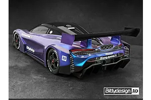 Bittydesign 1/7 Seven65 GT Unpainted Body Shell w/ Decals image 72545