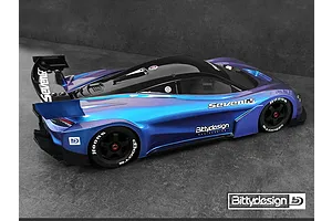 Bittydesign 1/7 Seven65 GT Unpainted Body Shell w/ Decals image 72546