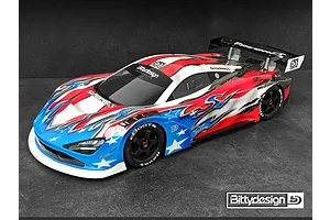 Bittydesign 1/7 Seven65 GT Unpainted Body Shell w/ Decals image 72548