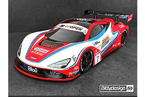 Bittydesign 1/7 Seven65 GT Unpainted Body Shell w/ Decals image 72552