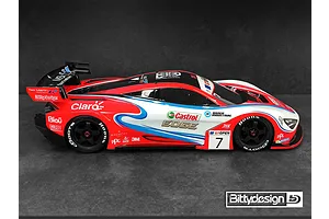 Bittydesign 1/7 Seven65 GT Unpainted Body Shell w/ Decals image 72553