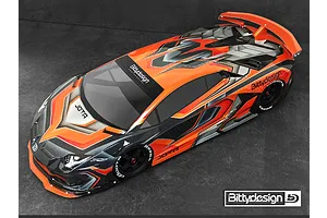 Bittydesign 1/7 Jota Unpainted Body Shell w/ Decals image 72565