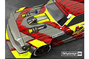 Bittydesign 1/7 Destroyer Unpainted Body Shell w/ Decals image 72574