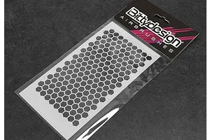 Bittydesign Honeycomb V1 Vinyl Stencil - Large image 72589
