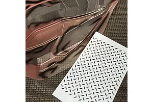 Bittydesign Diamond Plate Vinyl Stencil image 72599