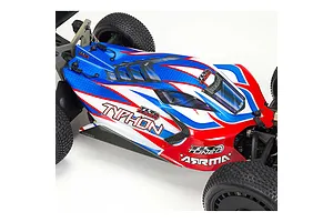 ARRMA Typhon 6S TLR Tuned 4X4 RC Buggy Electric Brushless 4WD 1/8 Scale RTR - Red/Blue image 72691